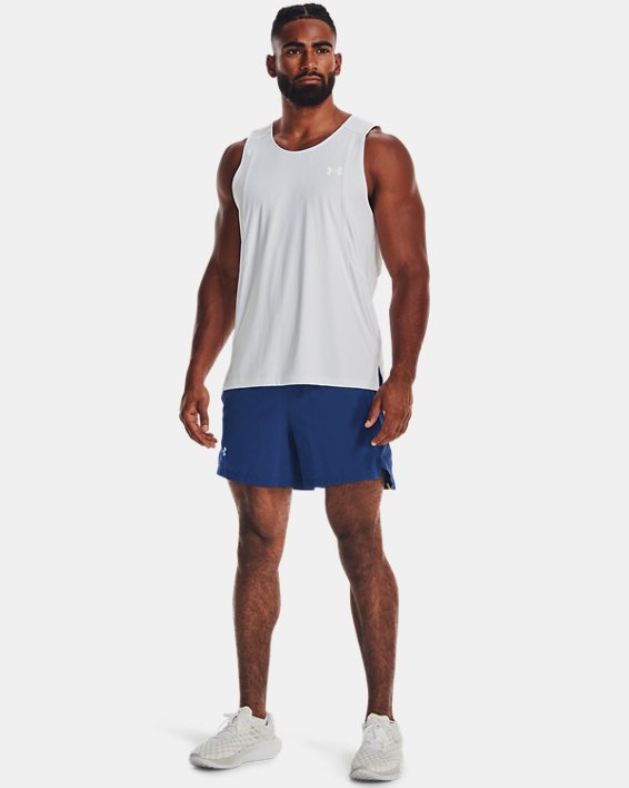 Men's UA Launch Run 5" Shorts, Blue, pdpMainDesktop image number 2
